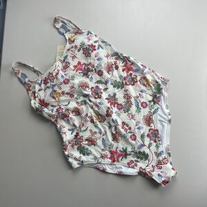 Caro de Cœur Floral Print One-Piece Swimsuit Size XL
